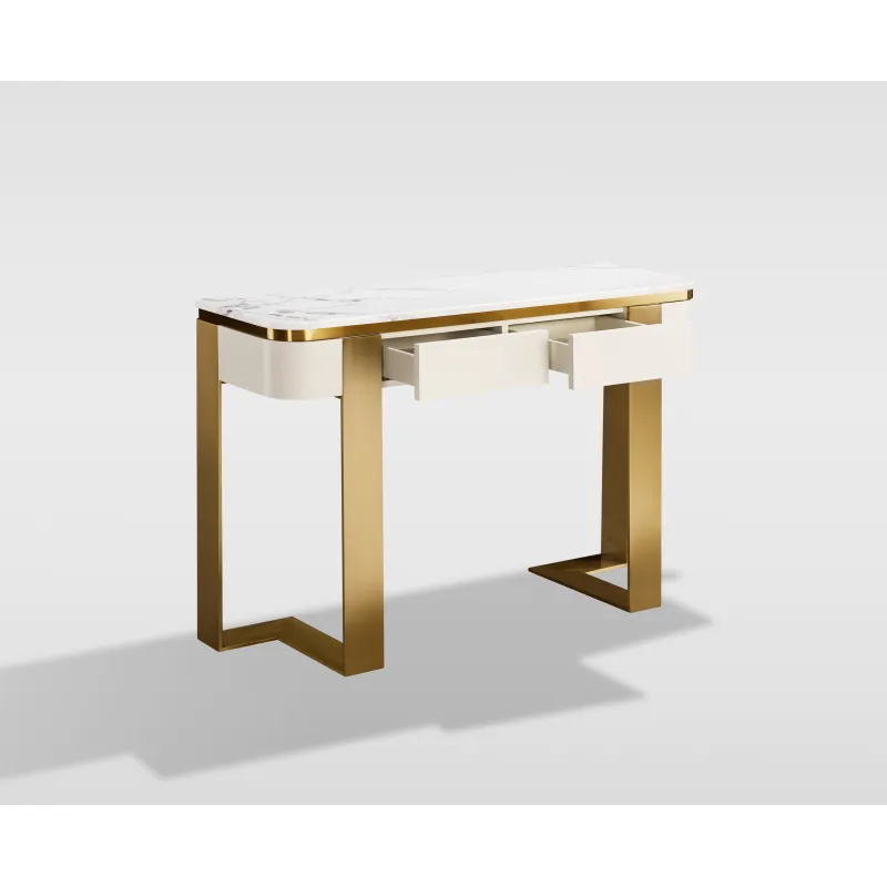 Konsolė STILI, off-white, 120x38x85 cm