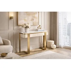 Konsolė STILI, off-white, 120x38x85 cm