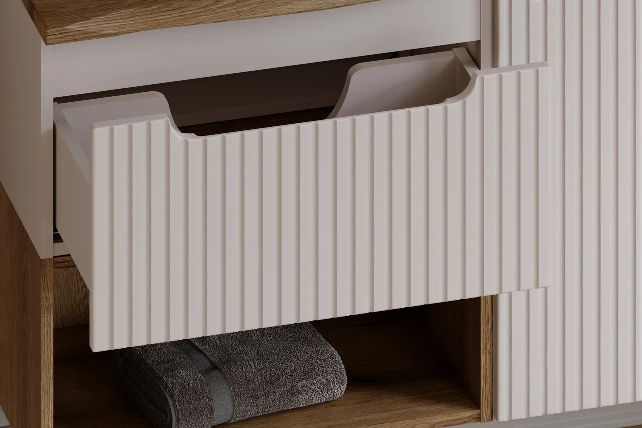 Vonios spintelė su stalviršiumi NOVA CASHMERE, 60x40x60 cm