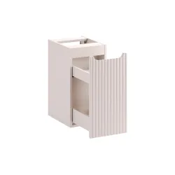 Vonios spintelė su stalviršiumi NOVA CASHMERE, 80x40x57