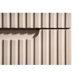 Vonios spintelė su stalviršiumi NOVA CASHMERE, 80x40x57