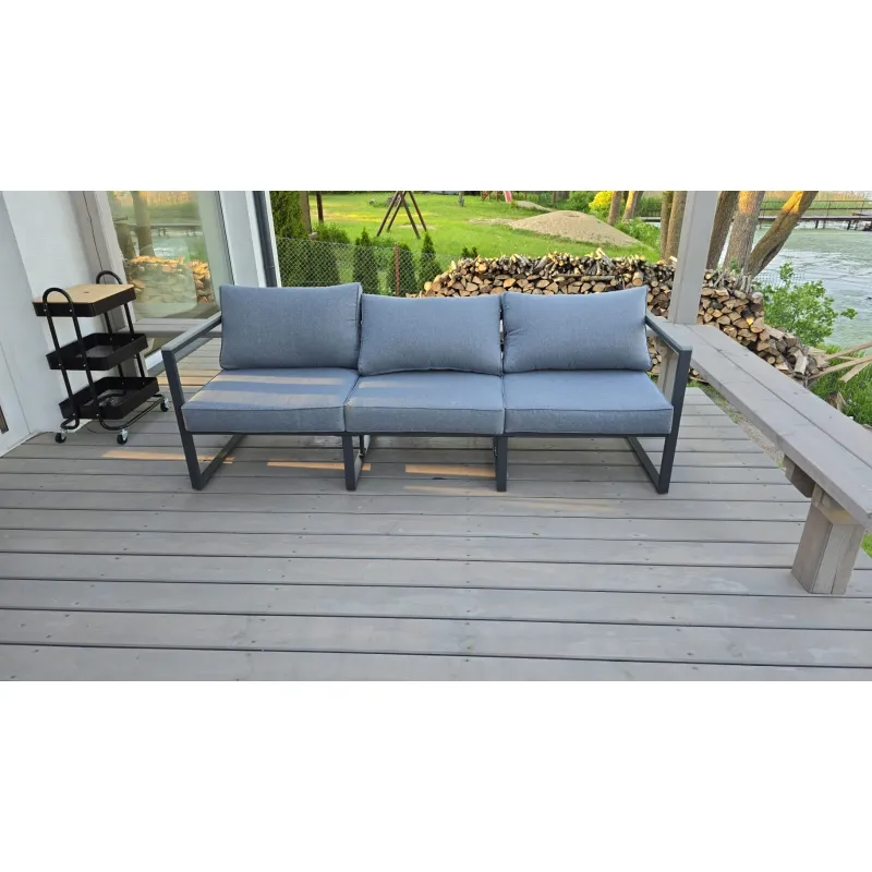 Lauko sofa MOSTRA, pilka