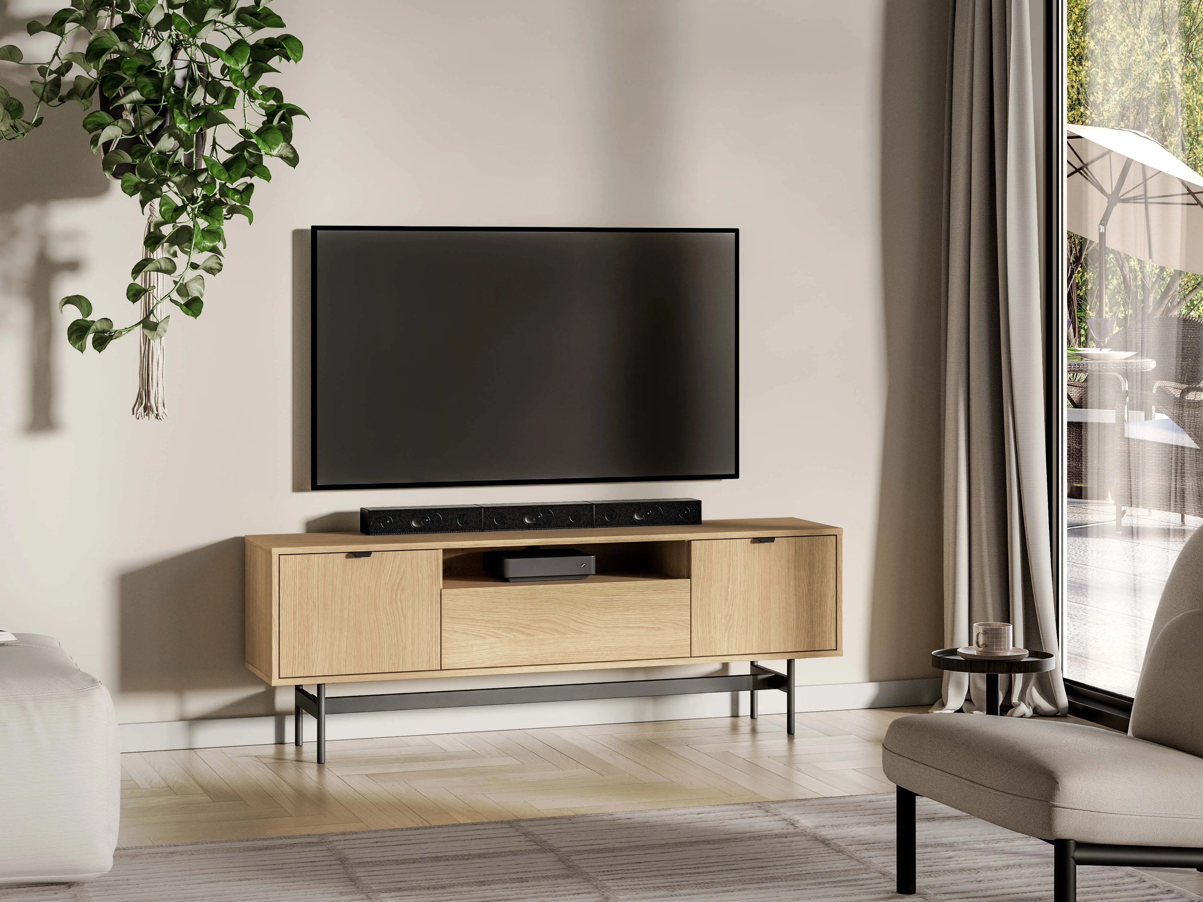 TV spintelė REYNA, 150x33x53 cm