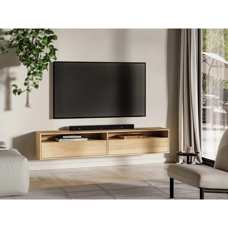 Pakabinama TV spintelė REYNA, 180x33x23 cm