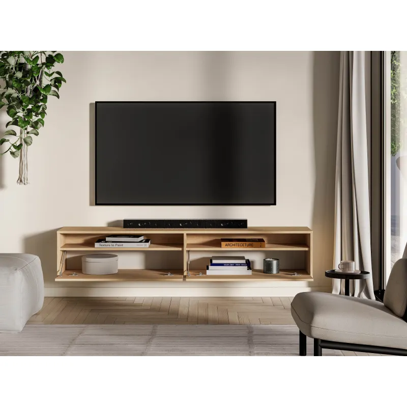 Pakabinama TV spintelė REYNA, 180x33x23 cm