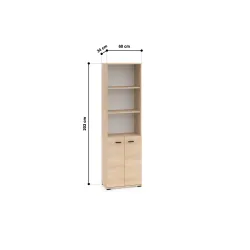 Biuro lentyna su spintele ODEL, 60x34x203 cm