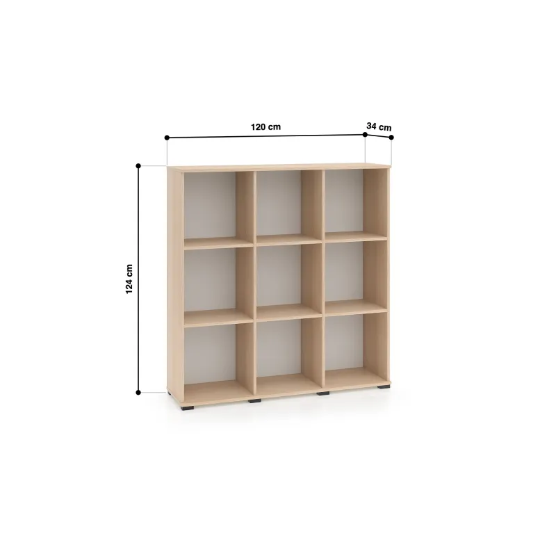 Biuro lentyna ODEL, 120x34x124 cm