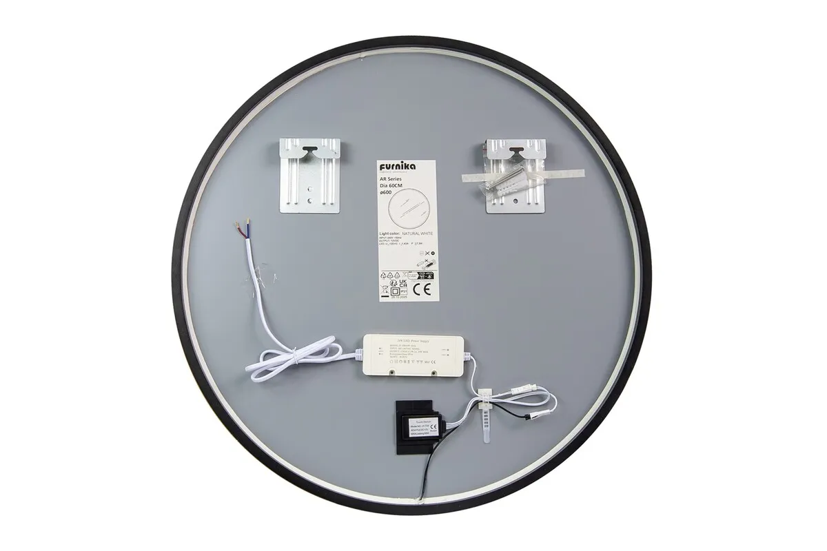 Pakabinamas LED veidrodis ORIAN, 60x7x60 cm