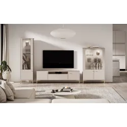 Siaura vitrina SANDRIA, 54x40x190 cm