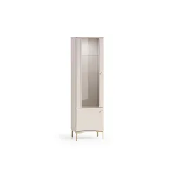 Siaura vitrina SANDRIA, 54x40x190 cm
