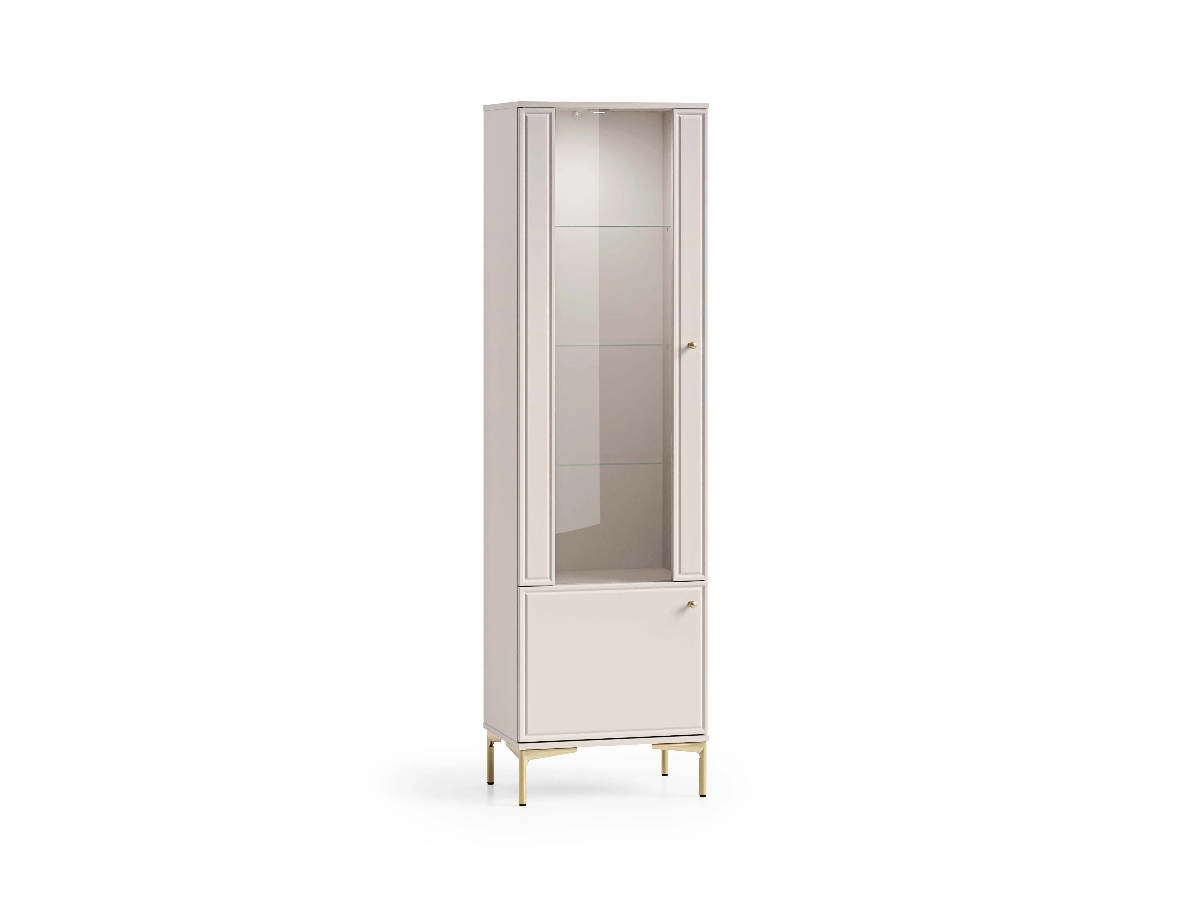 Siaura vitrina SANDRIA, 54x40x190 cm