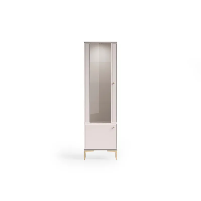 Siaura vitrina SANDRIA, 54x40x190 cm