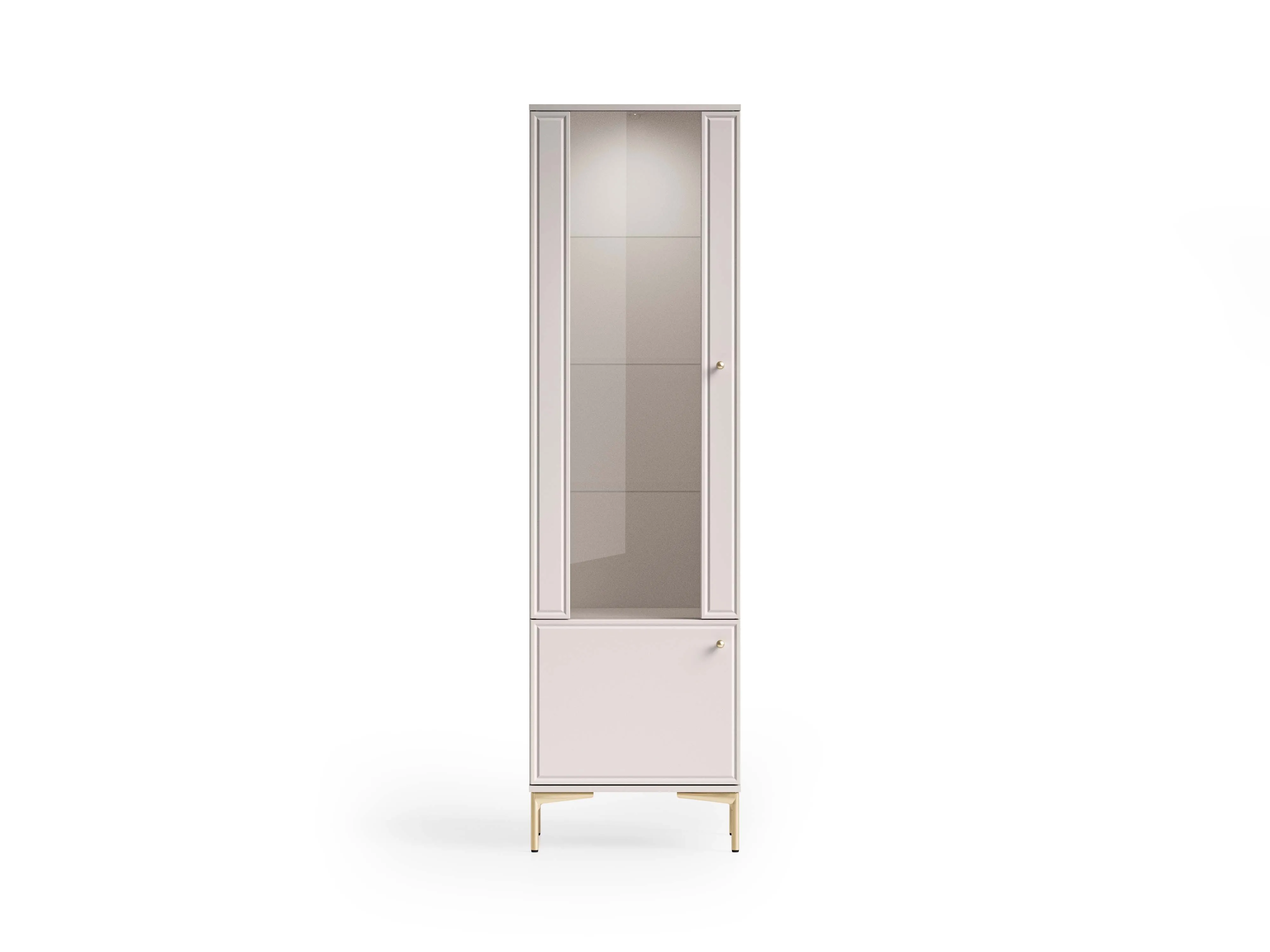 Siaura vitrina SANDRIA, 54x40x190 cm