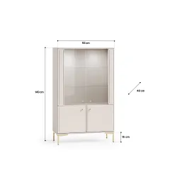 Vitrina SANDRIA, 92x40x149 cm