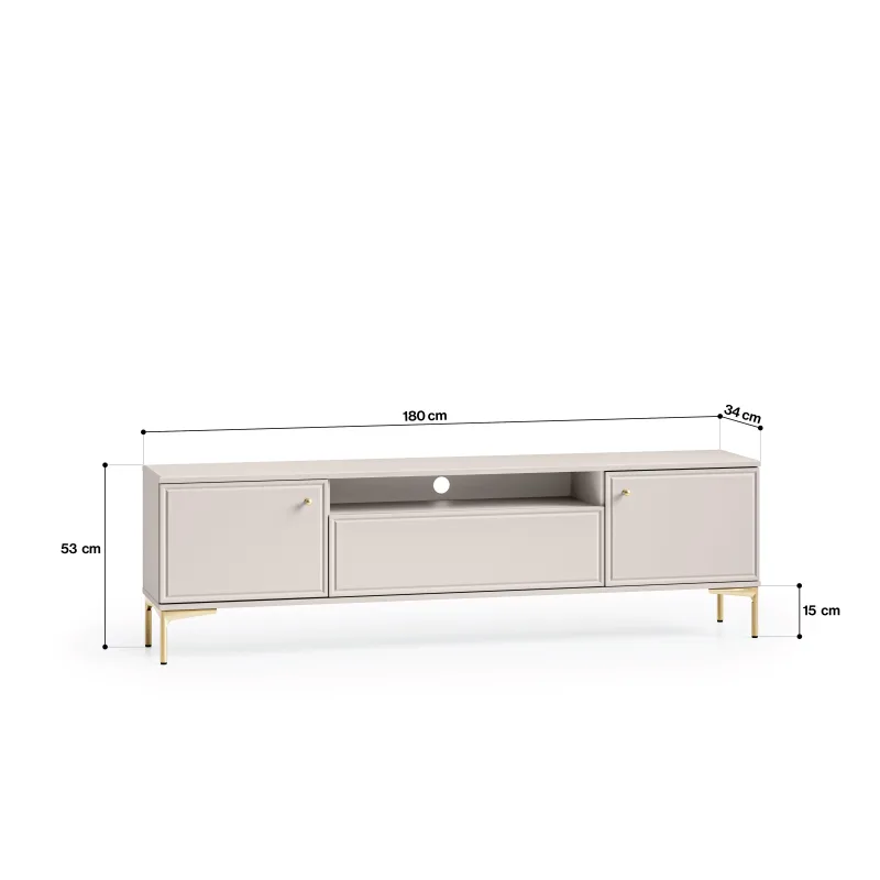 TV staliukas SANDRIA, 180x34x53 cm