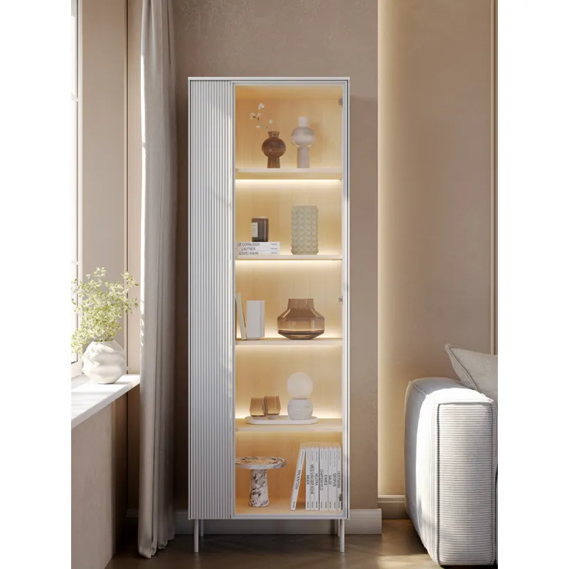 Vitrina su LED apšvietimu LIBU, 67x41x197 cm