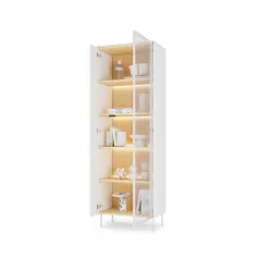 Vitrina su LED apšvietimu LIBU, 67x41x197 cm