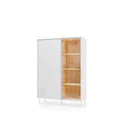 Vitrina su LED apšvietimu LIBU, 110x41x156 cm