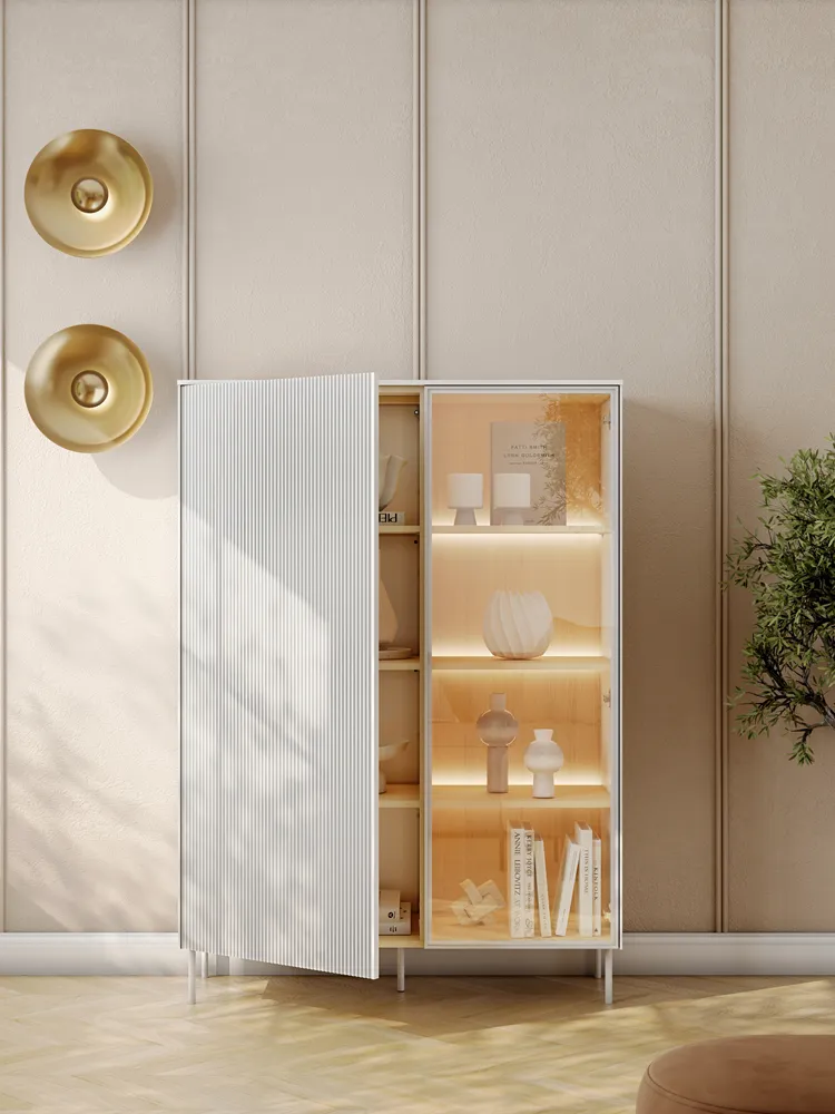 Vitrina su LED apšvietimu LIBU, 110x41x156 cm