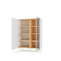 Vitrina su LED apšvietimu LIBU, 110x41x156 cm