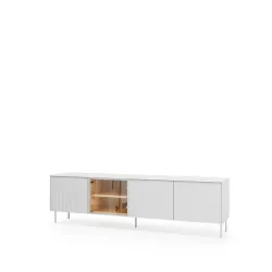 TV spintelė su LED apšvietimu LIBU, 195x41x57 cm