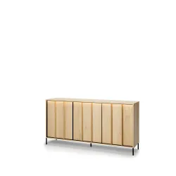 Svetainės spintelė su LED apšvietimu ITAMA, 165x40x83 cm