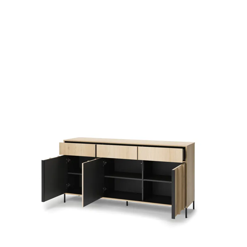 Komoda su LED apšvietimu ITAMA, 165x40x83 cm