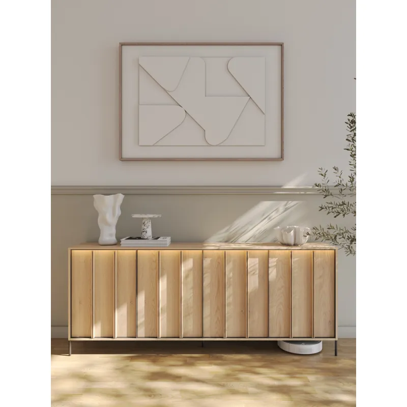 Svetainės spintelė su LED apšvietimu ITAMA, 205x40x83 cm