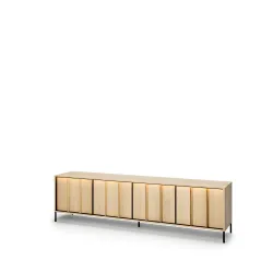 TV spintelė su LED apšvietimu ITAMA, 206x40x56 cm