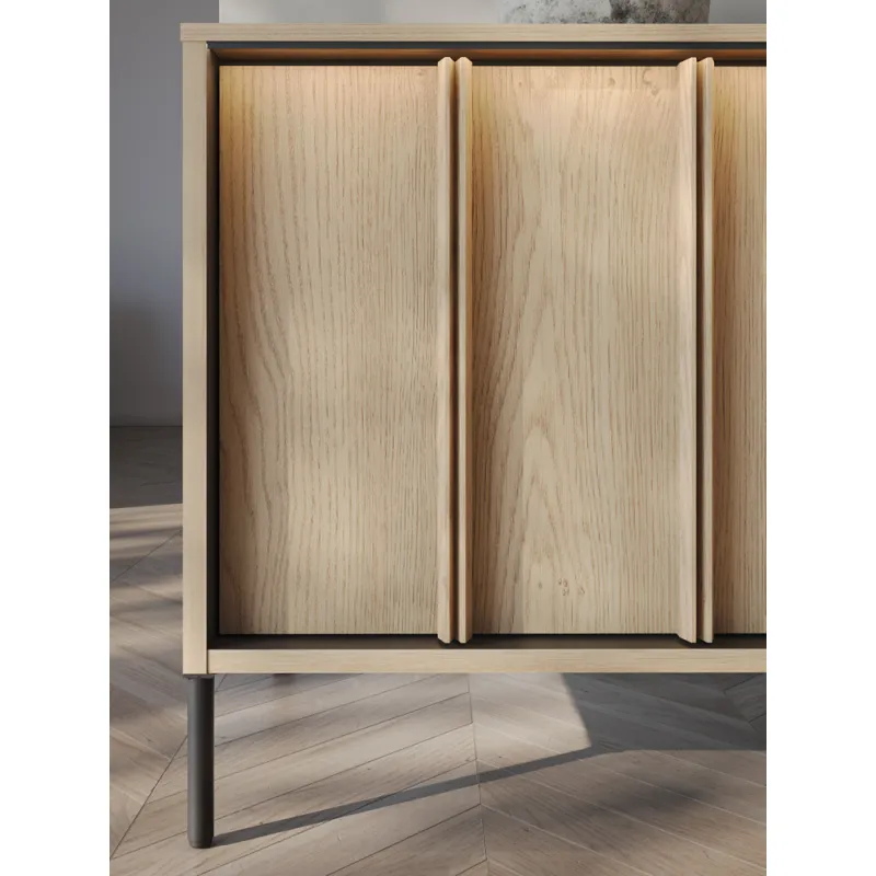 TV spintelė su LED apšvietimu ITAMA, 206x40x56 cm