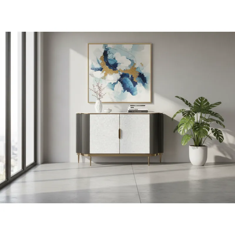 Spintelė STILI, tamsaus grafito, 150x40x88 cm