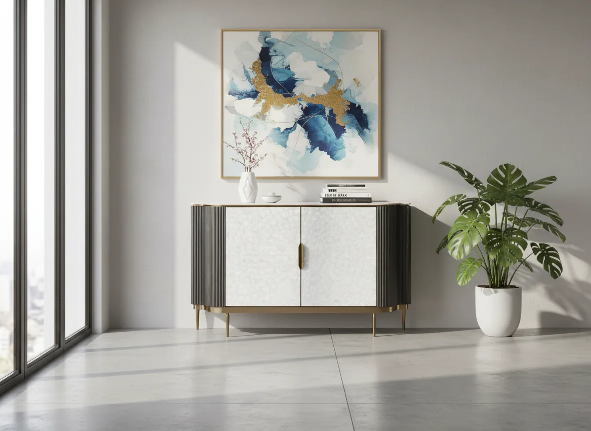 Spintelė STILI, tamsaus grafito, 150x40x88 cm