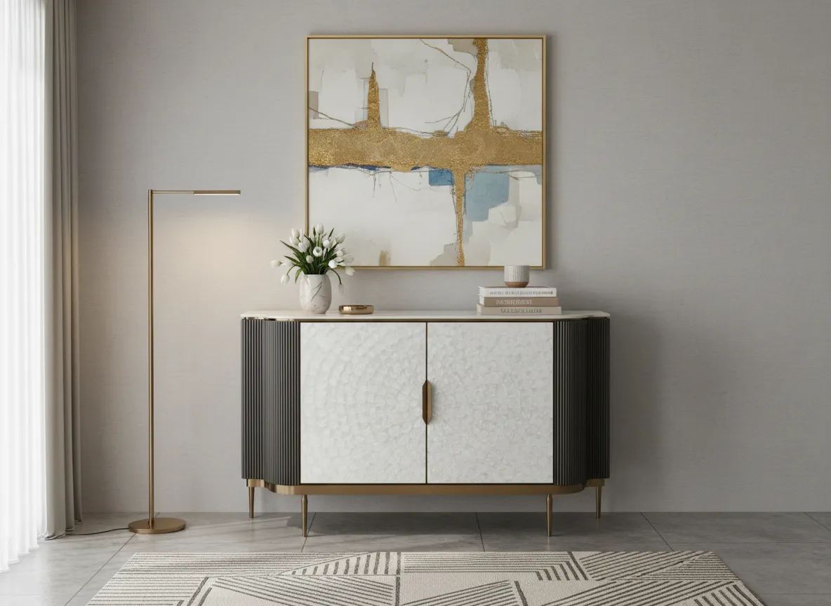 Spintelė STILI, tamsaus grafito, 150x40x88 cm