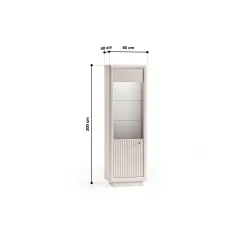 Vitrina SOLONA, 65x40x200 cm