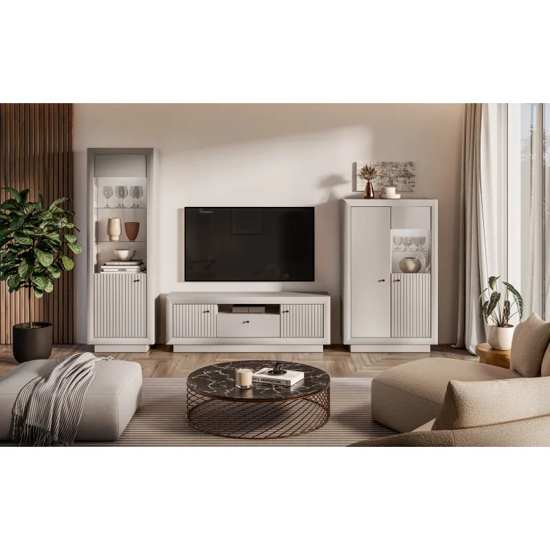 Plati vitrina SOLONA, 92x40x150 cm