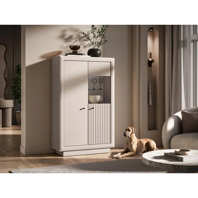 Plati vitrina SOLONA, 92x40x150 cm