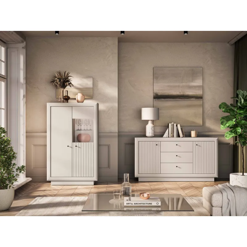 Plati vitrina SOLONA, 92x40x150 cm