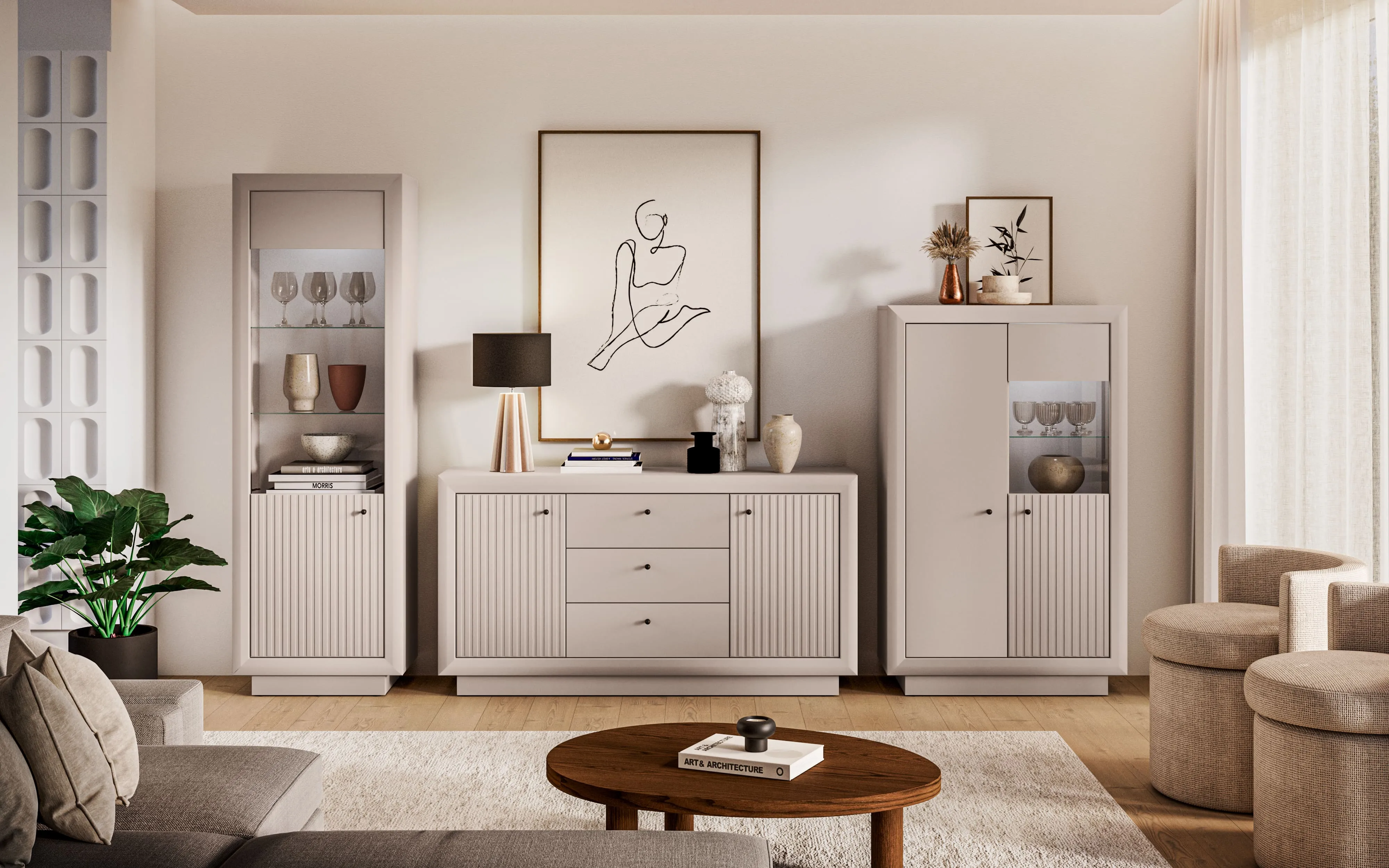 Komoda SOLONA, 160x40x85 cm