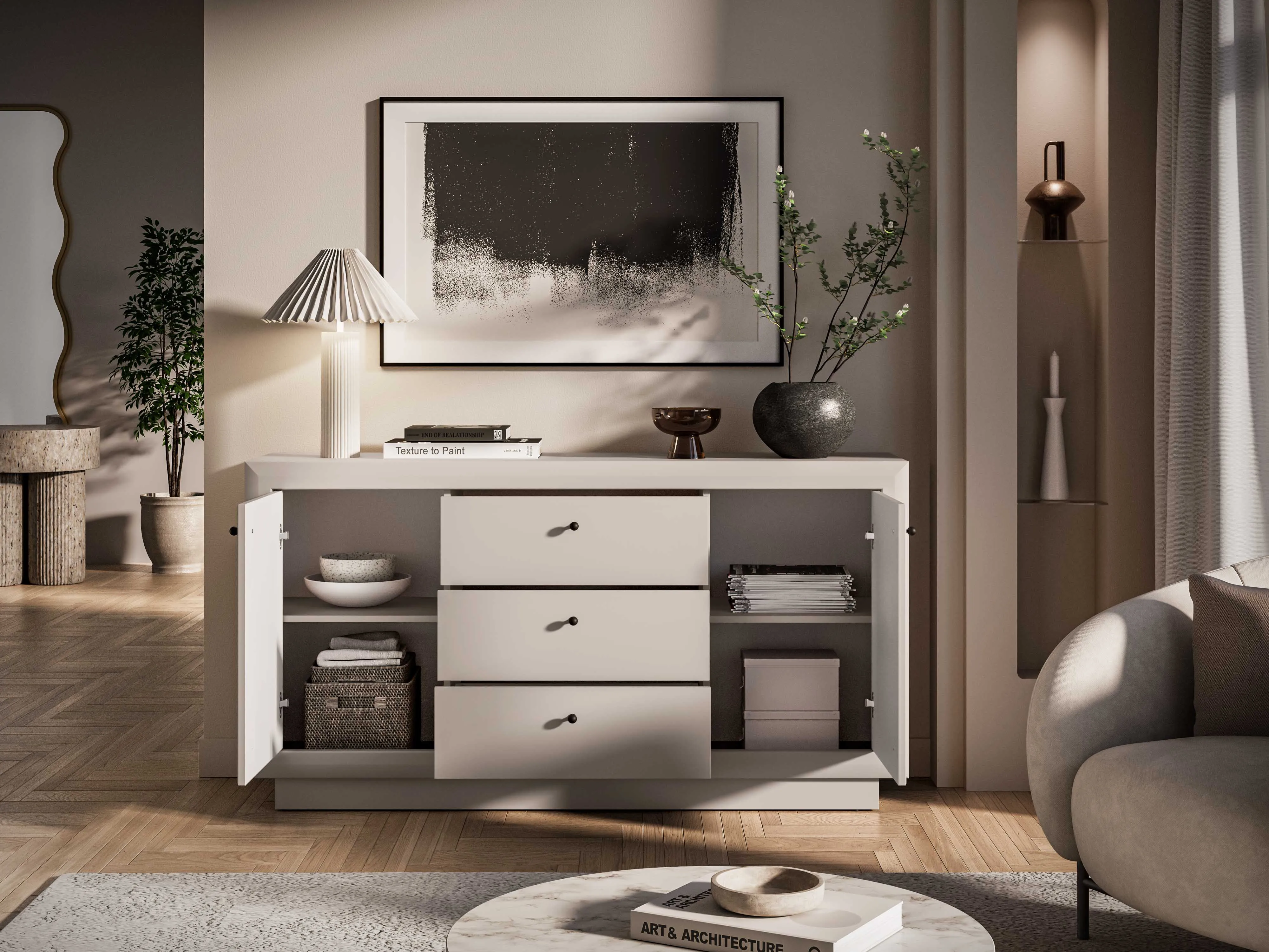 Komoda SOLONA, 160x40x85 cm
