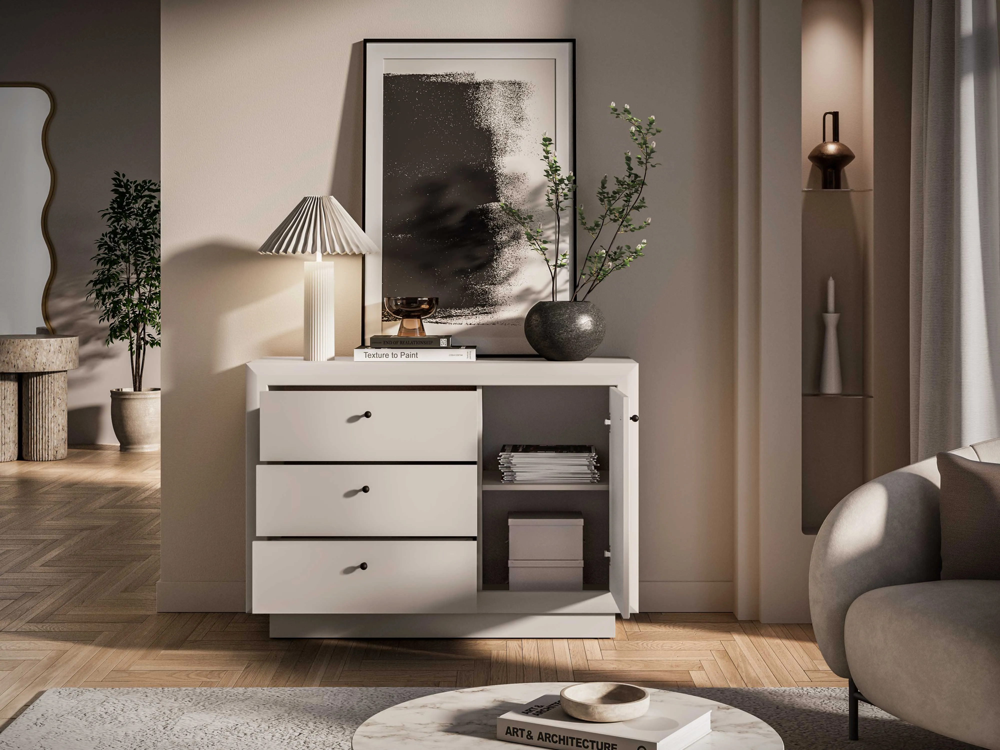 Komoda SOLONA, 120x40x85 cm
