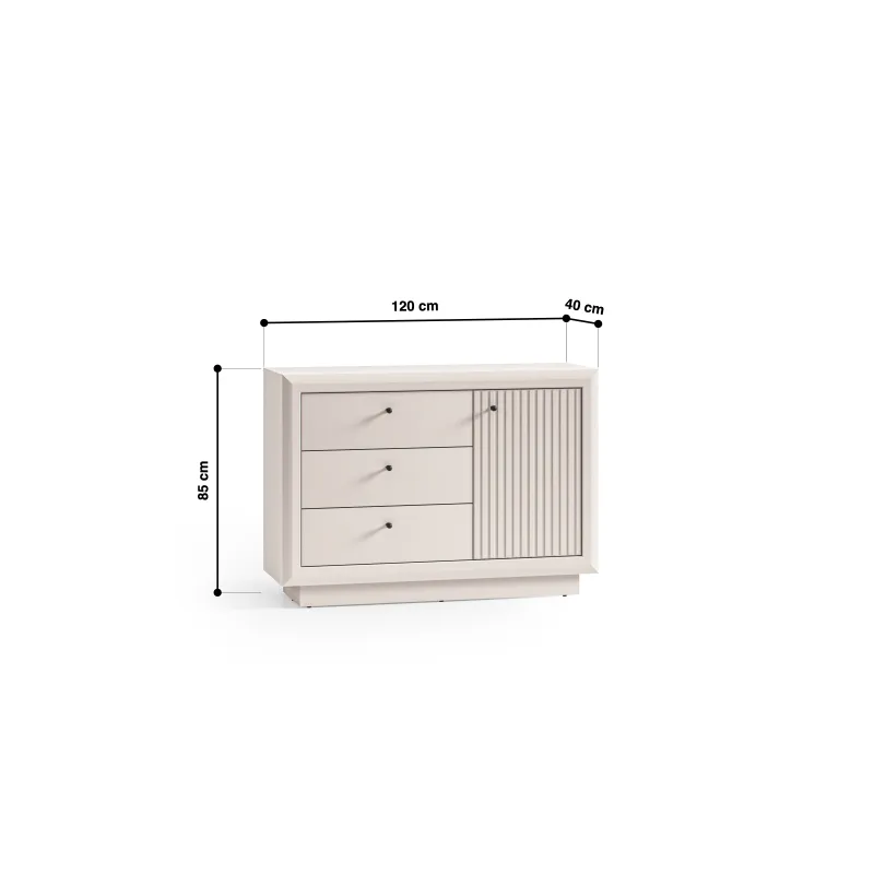 Komoda SOLONA, 120x40x85 cm