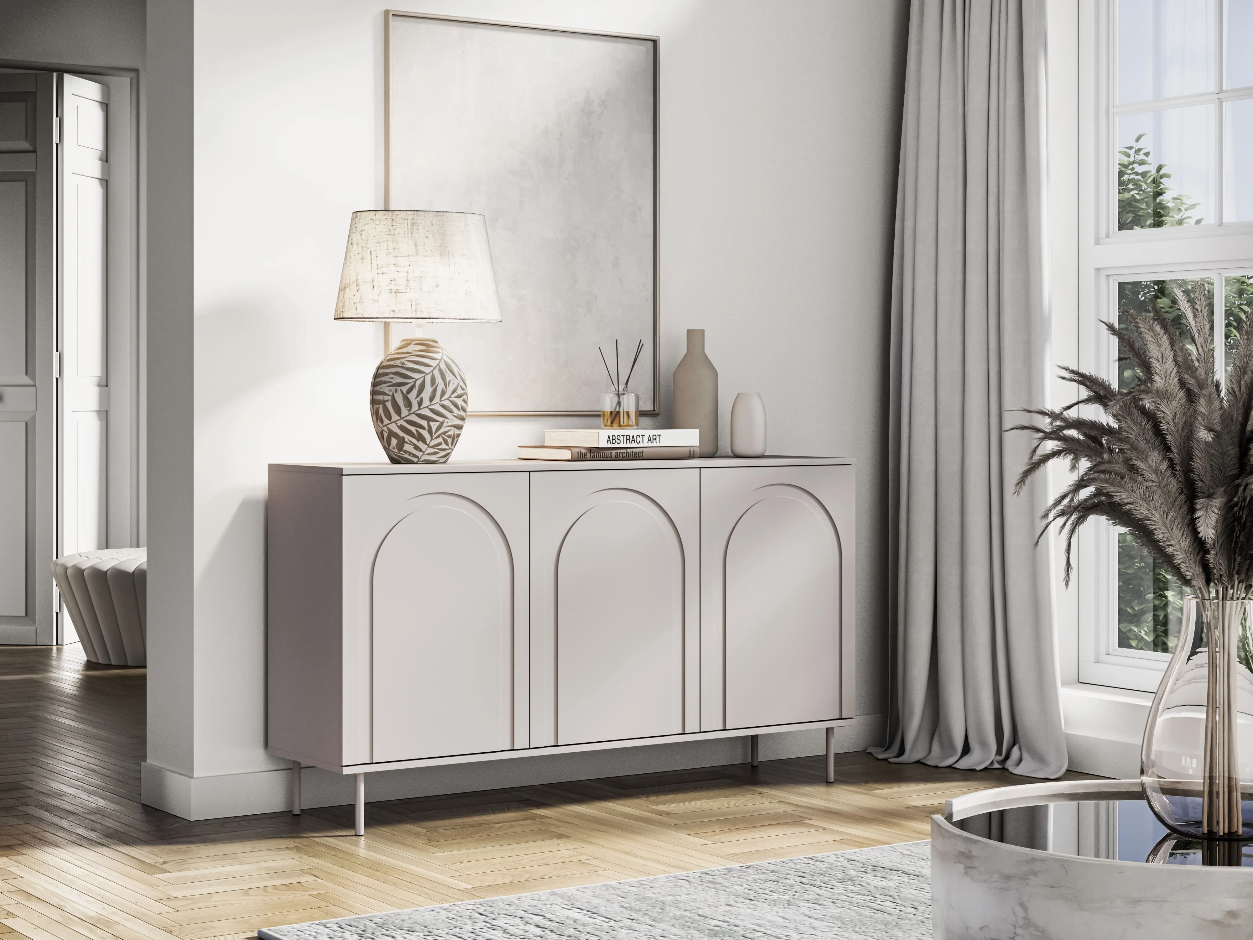 Svetainės spintelė ORVEA, 150x40x85 cm