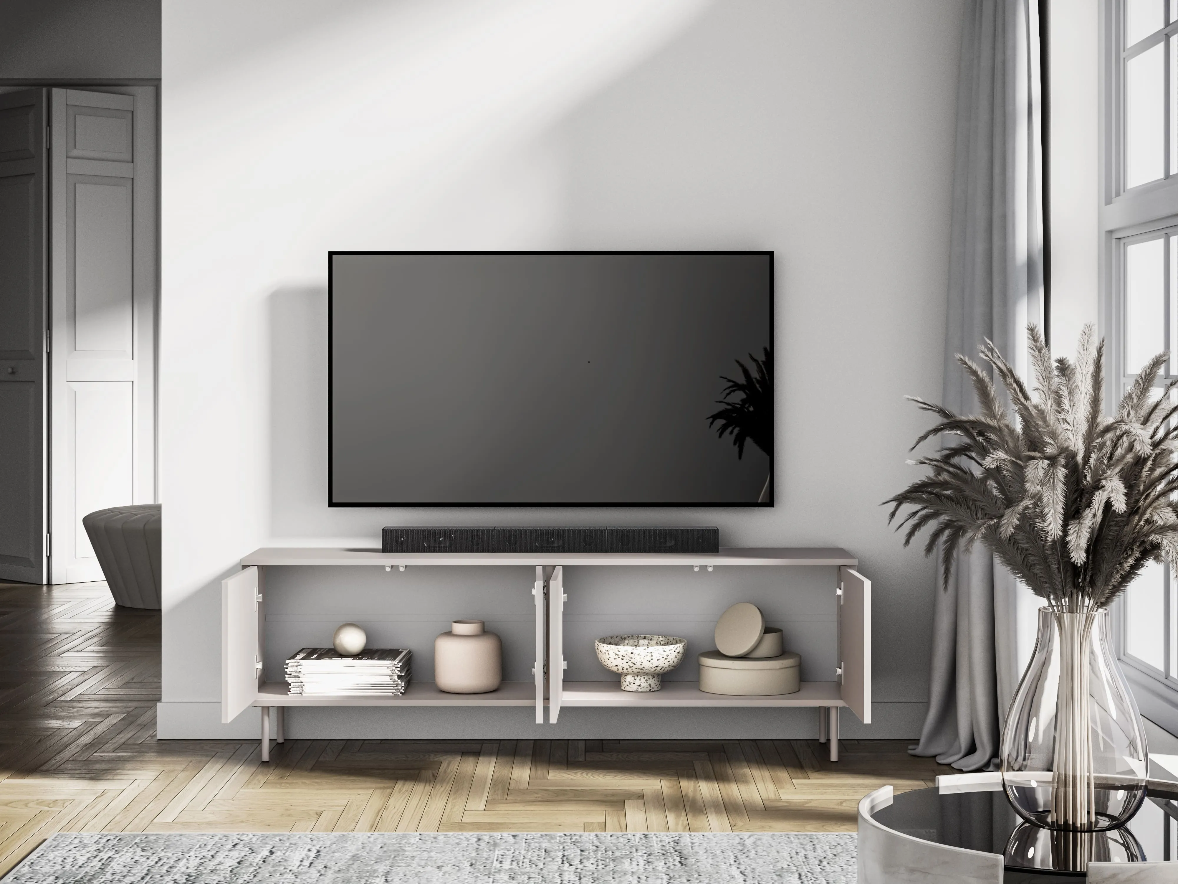 TV spintelė ORVEA, 160x34x53 cm