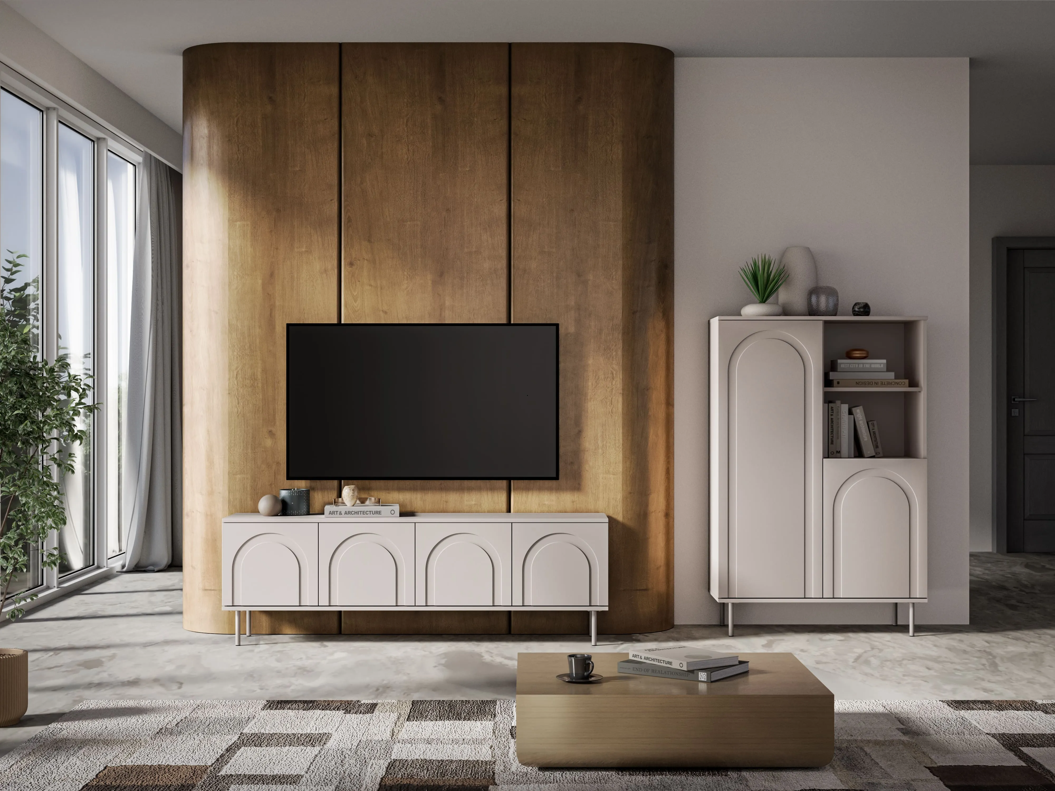 TV spintelė ORVEA, 160x34x53 cm