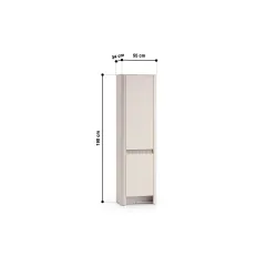 Siaura spinta CRUPI, 55x34x190 cm