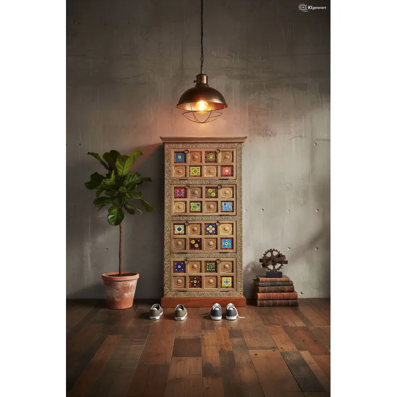 Batų spintelė CHITRU, 70x25x149 cm