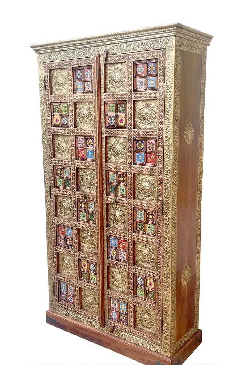 Dvidurė spinta CHITRU, 100x40x180 cm
