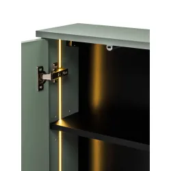 Pakabinama vonios spintelė SAMBA GREEN, 20x19x78 cm