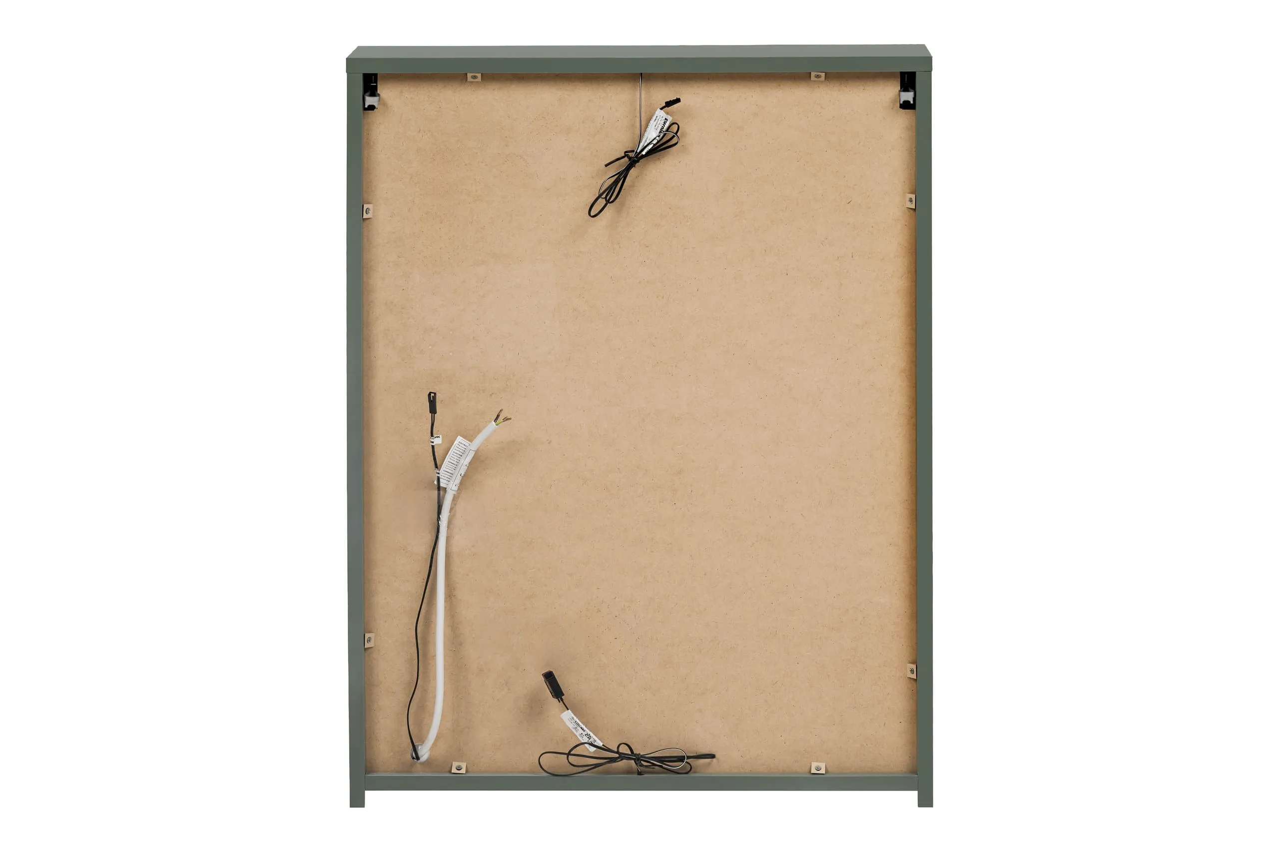 Pakabinamas LED veidrodis-spintelė SAMBA GREEN, 60x19x78 cm