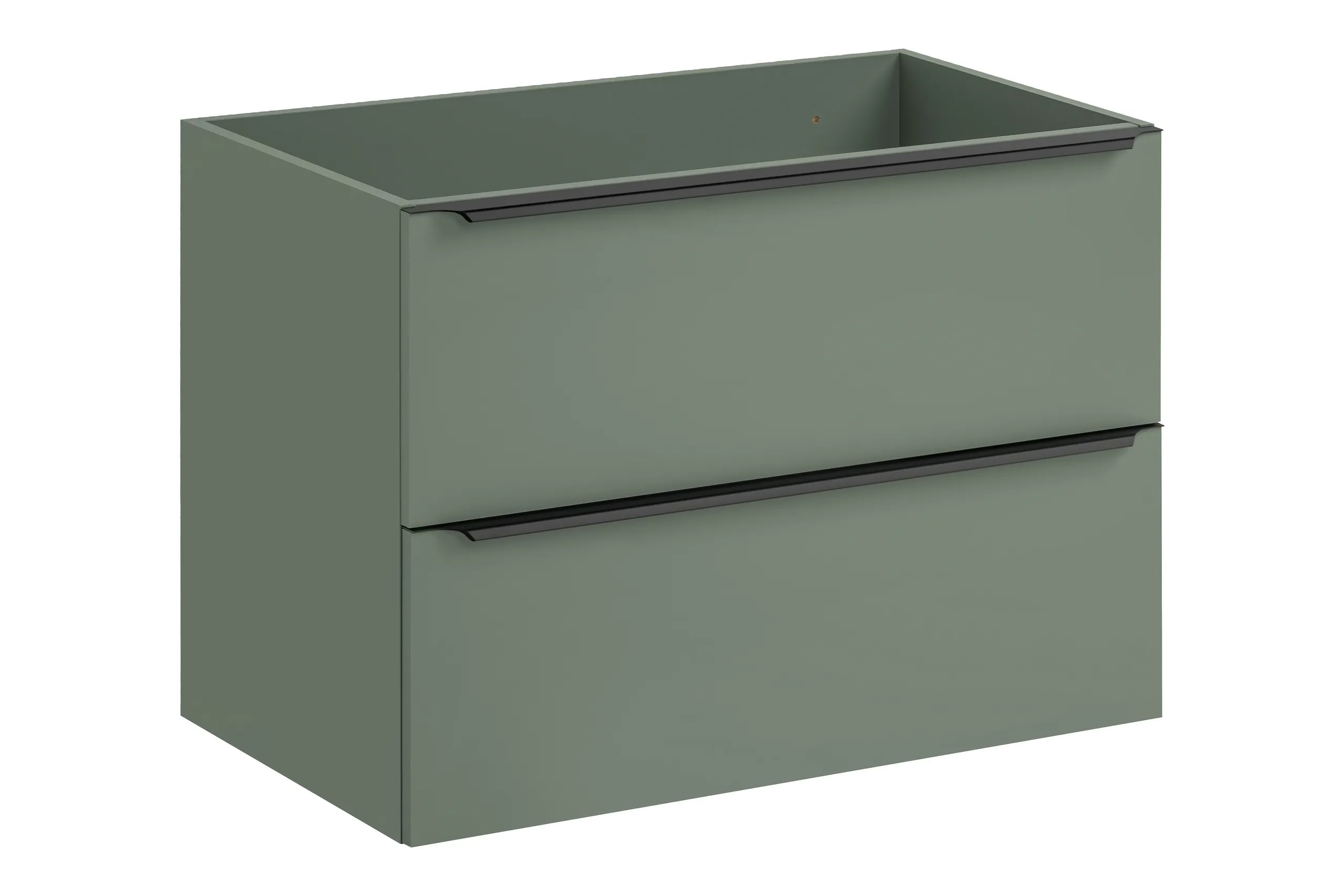 Vonios spintelė su praustuvu SAMBA GREEN, 81x46x59 cm